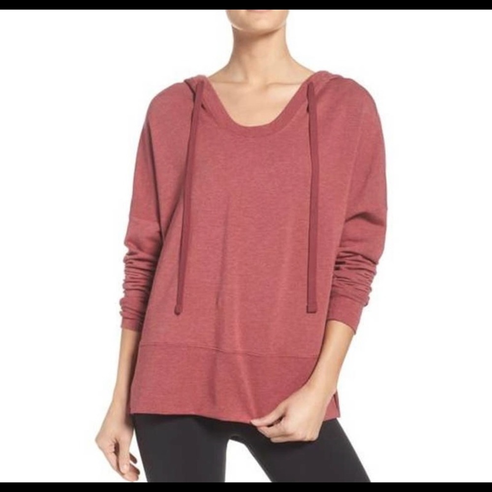 EUC Alo Yoga Fluid Tunic Essential Hoodie